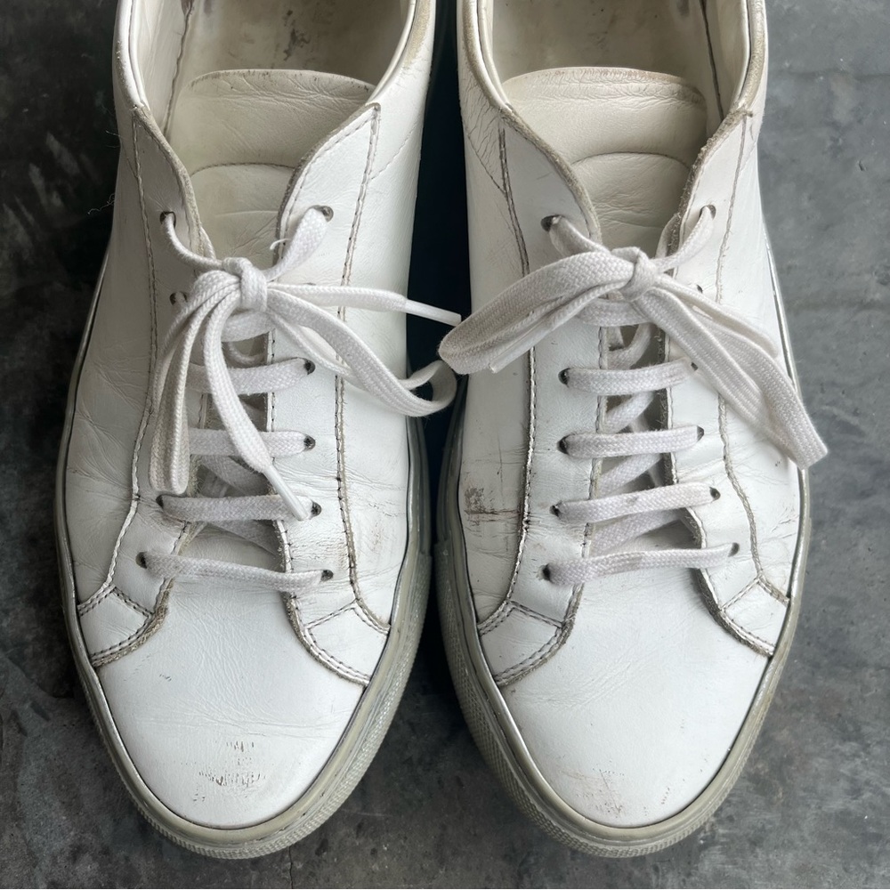 Common Projects Size 39 white leather silver soles - Picture 2 of 8